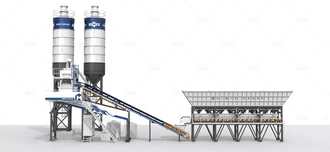 Planta de Concreto de Montaje Rápido Serie AJQ de AIMIX