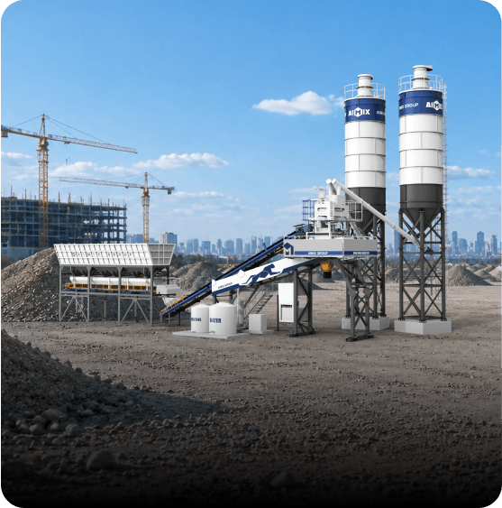 AJQ Planta de Concreto de Montaje Rápida de AIMIX