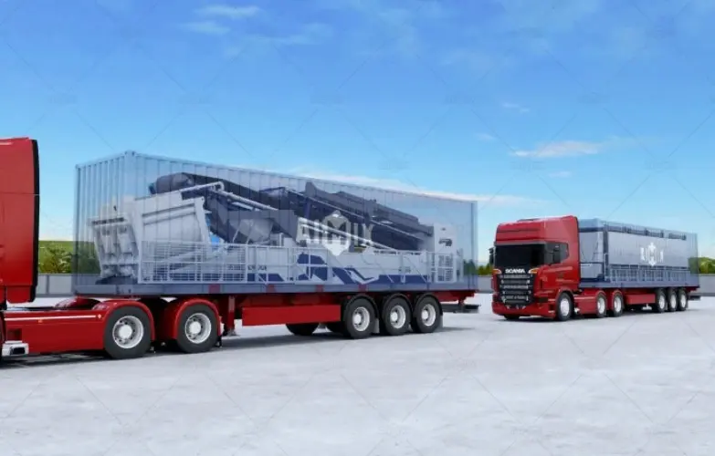 Cinta transportadora plegable B800 mm para rápido montaje