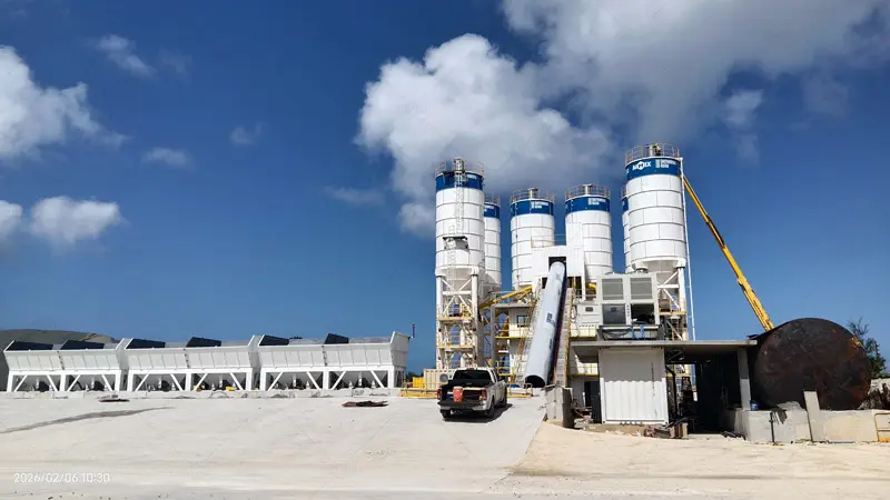 Planta de Concreto Premezclado AJ180 para Suministro Comercial de Hormigón