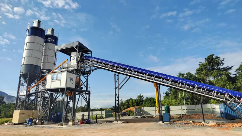 Planta de concreto precio AJ120 para proyectos comerciales y suministro urbano
