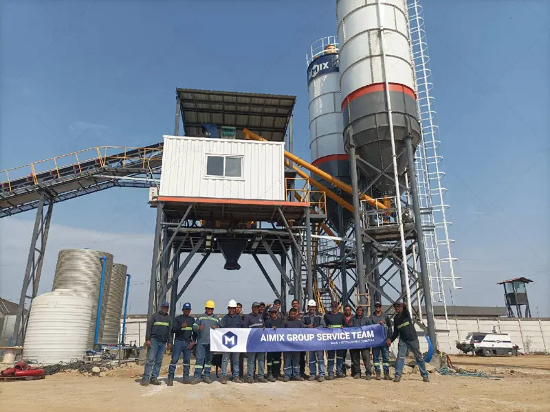 Las plantas de hormigón premezclado AIMIX producen hormigón comercial para su venta en Ecuador.