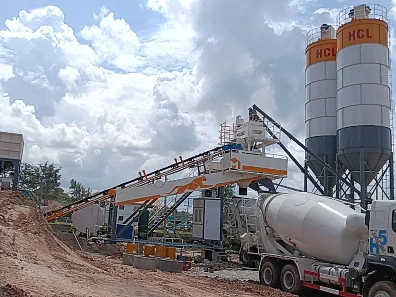 Se han instalado y puesto en funcionamiento varias plantas de hormigón AIMIX de montaje rápido y sin cimentación en diversos países.