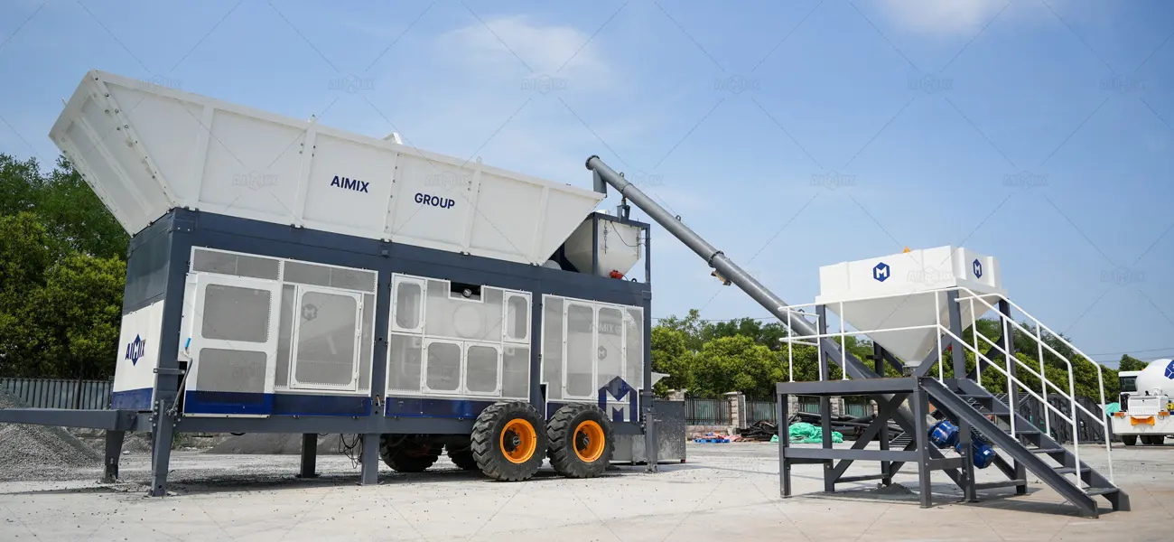 Ver Preguntas y Respuestas Relacionadas con AIMIX AJP40 Planta de Concreto Móvil con Bombeo
