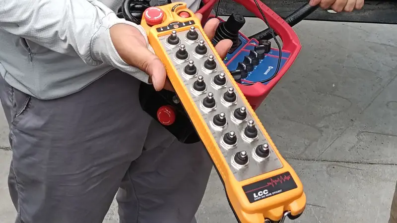 Control Remoto con Cable de 5 metros para Aicrane Grúa órtico sobre Ruedas